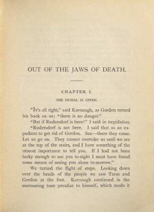 Out of the jaws of death, 2