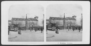 Dresden. Postplatz : Dresden. Postplatz. Fotografie (vor 1910; A. Kotzsch)