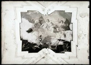 Klosterkirche; Deckenbild, Auferstehung, vor der Restaurierung