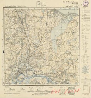 2030 (alte Nr.: 661) Bad Schwartau, Topographische Karte 1:25000 (4cm - Karte