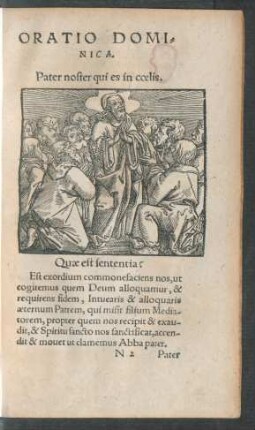Oratio Dominica.