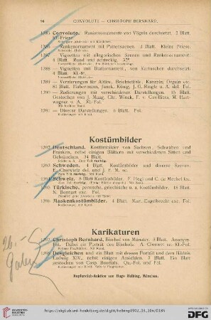 Karikaturen (Nr. 1397 - 1416)