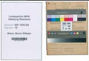 Entnazifizierung Bruno Wilhelm Braun , geb. 08.11.1921 (Kraftfahrer)