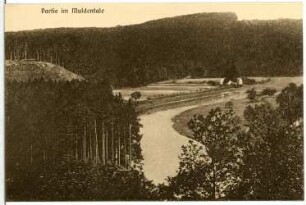 Wechselburg. Landschaft bei Wechselburg