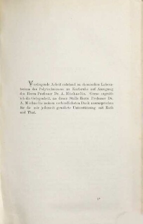 Ueber aromatische Arsen- und Phosphor-Verbindungen
