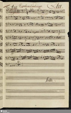 72. Aria: Gelosia tiranno affetto / Piccinni, N.