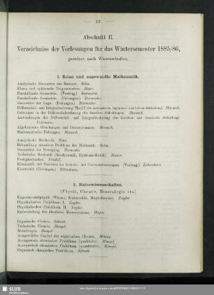 1. Reine und angewandte Mathematik