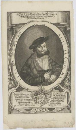 Bildnis des Ernst Hertzog zu Braunschweig und Lüneburg