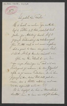 Brief an Otto Fürstner : 30.09.1918
