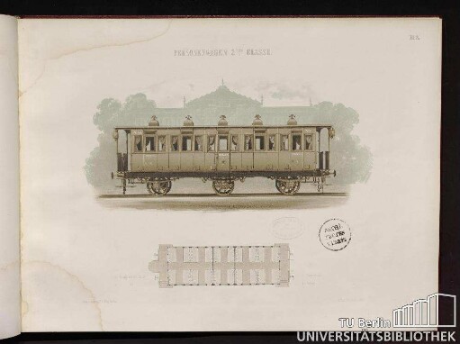Bl. 3. Personenwagen 2.ter Classe.