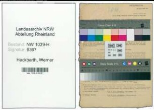 Entnazifizierung Werner Hackbarth , geb. 15.03.1911 (Zollbeamter)