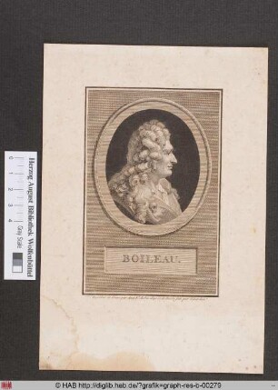 Porträt des Nicolaus Boileau Despréaux