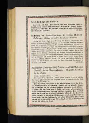Feindliche Flieger über Karlsruhe.