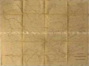 Topographische Karte der Gegend um Besançon zwischen Epinal, Pontarlier, Deciz und Villeneuve mit Truppenbewegungen während des Deutsch-Französischen Krieges