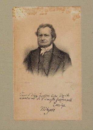 Bildnis von Gregor Wilhelm Nitzsch (1790-1861)
