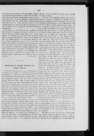 Auflösung des Schiller-Comité oder Schiller-Verein.