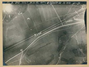 Foto des Geländes westlich von Maizy (Luftbild)