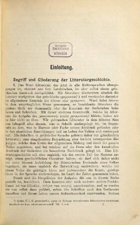 Geschichte der griechischen Litteratur bis auf die Zeit Justinians