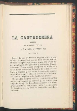 La Cartagenera : Al notable pintor Máximo Juderías