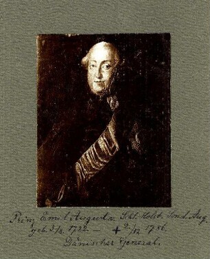 Emil August(1722-1786) Prinz von Schleswig - Holstein - Sonderburg - Augustenburg