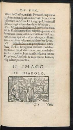 II. Imago. De Diabolo.
