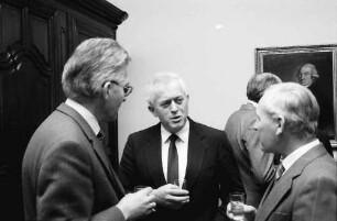 Freiburg: Regierungspräsidium; Badische Biographien; Buchvorstellung; Prof. Elmar Bund (Arbeitsrecht), Prof. Ott, Prof. Gilbert Rahm
