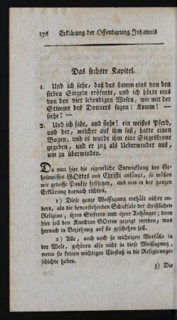 Das sechste Kapitel
