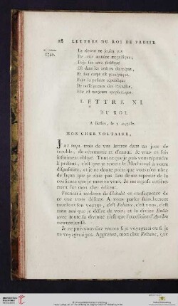 (Lettre XI - XX)