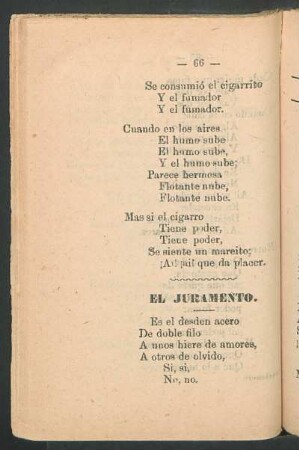 El juramento.