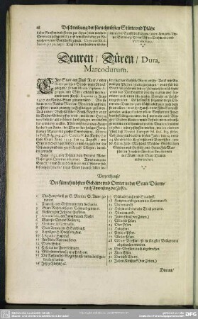 Deuren, Düren, Dura, Marcodurum