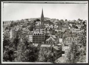 Annaberg-Buchholz. Blick zur Kirche St. Katharinen