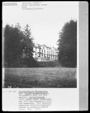Schloss Friedrichsruh