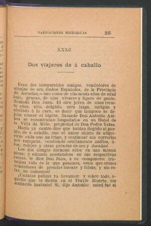 XXXII - Dos viajeros de á caballo