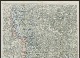 Karte 5. Somme. Die Lage am 1. Juli 1916.