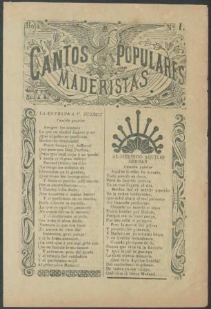 Al heróico Aquiles Cerdán : Canción popular