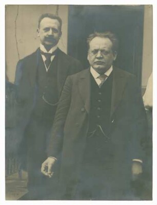 Max Reger mit Adolf Lenz