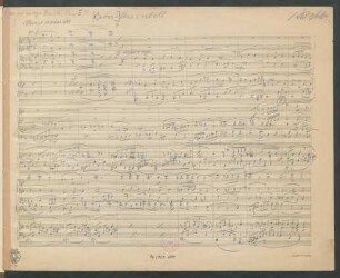 Quintette. Auszüge; vl (2), vla, vlc, pf; F-Dur