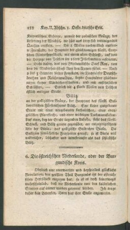 6. Die östreichischen Niederlande, oder der Burgundische Kreis