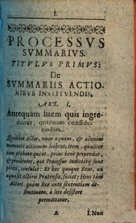 Processus summarius Romano-Bavaricus. Hoc est Tractatus ad processum summarium electoralis iuris Bavarici : differentias et concordantias iuris communis seu romani continens