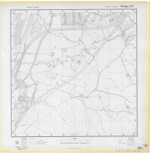 Deutsche Grundkarte, Blatt Ratingen-Süd, 1955