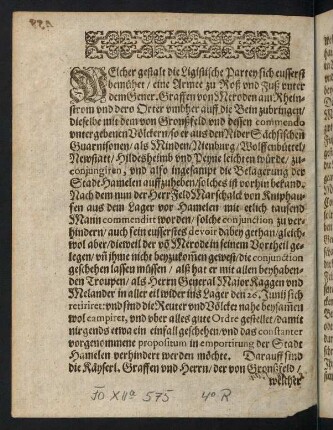 1v-4v, Wahrhaffte, eigentliche...