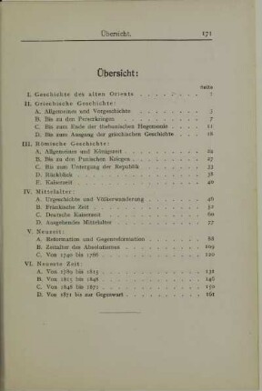 Übersicht