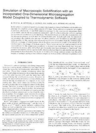 Simulation of macroscopic solidification with an incorporated one-dimensional microsegation model coupled to thermodynamic software