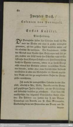 Zweytes Buch. Colonien von Portugall