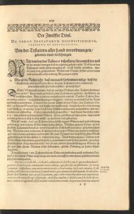 Der Zwelffte Titul.