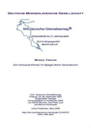 Der Holocaust-Roman im Spiegel dreier Generationen