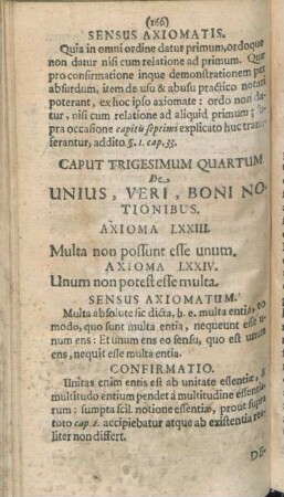 Caput Trigesimum Quartum De Unius, Veri, Boni Notionibus.