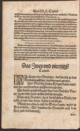 Das Zwey und viertzigst Capitel.