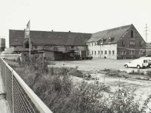 Dresden-Friedrichstadt, Lübecker Straße 18/20. Ehemaliges Stadtgut. Wirtschaftsgebäude (um 1850)