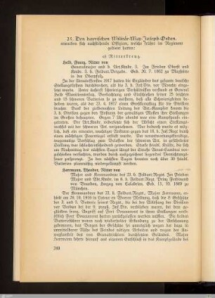 25. Den bayrischen Militär-Max-Joseph-Orden